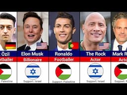 Famous Male Celebrities Who SUPPORT Israel or Palestine
