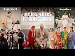 WHAT I WORE FOR MY BROTHERS WEDDING 😍| BROTHERS WEDDING VLOG IN GOA