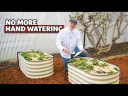 The Simplest Drip System to Automate your Raised Bed Garden Fast