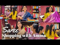 Saree Shopping with Amma 💛 | Ishaani Krishna.