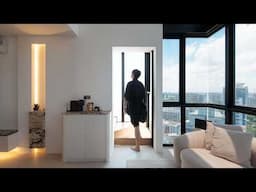 Inside A Minimalist's Tiny Loft With A Stunning City View | Singapore