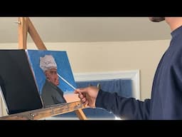 Pushing through 30 minutes of Acrylic Painting!