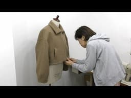 How to Sew a Zipper Jacket for Women 🧵✂ Part 2