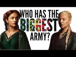 House of the Dragon Season 3 | Green's Vs Black's | How big are their armies? Land, Sea and Sky