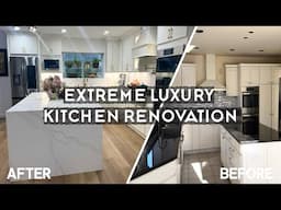 Custom Luxury Kitchen | Kitchen Renovation | Modern Kitchen | Timelapse Renovation