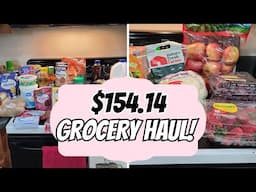 BACK FROM VACATION! || $154.14 GROCERY HAUL WITH PRICES