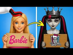 VAMPİR Yeni Okulun Kraliçesi! Barbie VAMPİRE Dönüştü