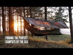 Solo Hammock Camping by the Sea with the Haven XL | Packrafting & Hajka Oven Cooking
