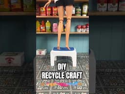 Make a Mini Foot Stool for Barbie From a Recycled Plastic Bottle | Earth Day Everyday