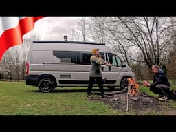 COLD ROAD TRIPPING DAY // Secret Forest Cafe // Vanlife Poland