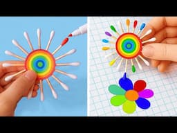BRILLIANT ART CRAFTS AND HACKS || Rich VS Poor School Art Challenge by 123 GO SCHOOL