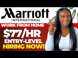 MAKE $12,320/MONTH | NO DEGREE Hotel Remote Jobs | Marriott Remote Jobs