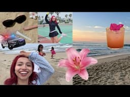 Playita con amigas: tenis, drinks y... ¡llega la policía!
