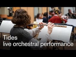 The Tides orchestra performing 'Flow' by Rachel Portman live in Teldex Studio