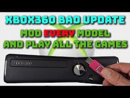 Xbox 360 Bad Update - Mod EVERY model and play all the games. No soldering. With only a USB drive.