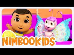 Titli Udi Ud Na Saki, तितली उड़ी उड़ ना साकी, Cartoon Nursery Poems and Kids Songs