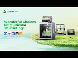 🌈 Dive into the Vibrant World of Creality Multicolor 3D Printers! 🎁
