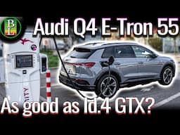 New Audi Q4 E-Tron 55 quattro charged at Ionity 9-90%
