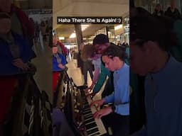 Jazz Trio Makes Female Shopper Do A Double Take!!