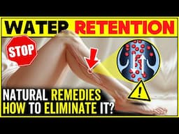 Natural Remedy For Fluid Retention | How To Reduce Water Retention In The Body (Swollen Legs)