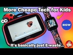 The DGTEC "Beetle" Tablet & Avengers Watch - Cheapo Tech for Kids = Instant E-Waste