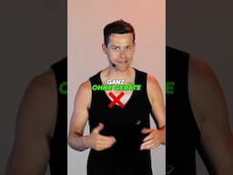 X BEINE schnell und einfach OHNE GERÄTE loswerden!!