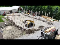 DREAM SHOP BUILD BEGINS! Watch Us Drill GIANT Holes!