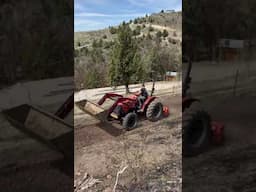 Let’s prepare the garden beds! #spring #garden #tractor #shorts