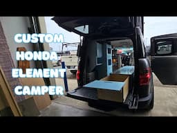 This Honda Element has VW Westfalia Vibes ~ My DIY Tiny Camper ...LIFTED!