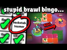 Brawl Stars Bingo with Ridiculously Stupid Challenges