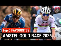 Amstel Gold Race 2025 Top 5 FAVOURITES - Tadej Pogacar vs Remco Evenepoel on the Cauberg?