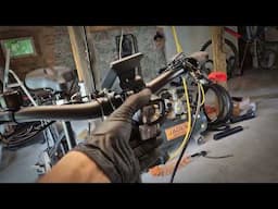 Fixing an e-bike after 3 km of riding...