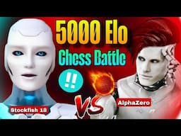 Stockfish 18 Recently Played the 5000 ELO CHESS GAME With AlphaZero | Stockfish Vs AlphaZero