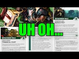 Games Workshop PREVIEWS Warhammer 40k Chaos Knights Rules from Upcoming CODEX... #Warhammer #New40k