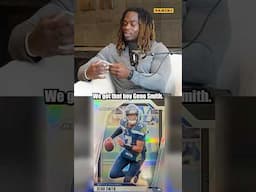 Ashton Jeanty drew two of his Raiders teammates teammates from a 2024 Panini Prism pack 🔥