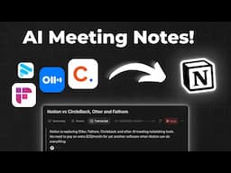 How To Use The NEW Notion AI Notetaker (better than other AI Notetakers?)
