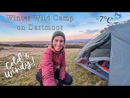 Solo Winter Wild Camp on Dartmoor | Testing the Durston x-Dome 1 in Windy Conditions