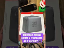 Is Nintendo’s Official Switch 2 All-in-One Travel Case Worth It? 🎮 #nintendoswitch2