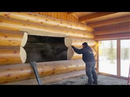 Family Builds 2-STORY LOG CABIN in the Forest in 3 YEARS | Start to Finish by @loginnature856