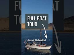 Want to cruise full-time? Check out our FULL BOAT TOUR of 35 foot sailboat Hallberg Rassy Rasmus