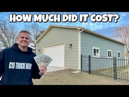 The Real Cost of Building MY 30x40 Dream Shop - Cost Breakdown