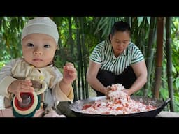 Cooking Tomatoes for Animals - Weeding in the Garden | Ly Thi Ca