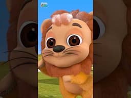 Wheels On The Bus Go Round And Round ( Animal Song Nursery Rhymes #youtubeshorts #shorts #shortvideo