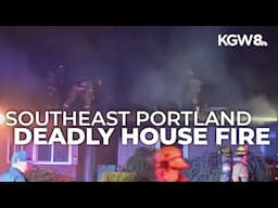Person dies in Southeast Portland house fire
