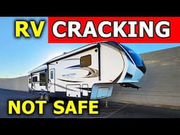 Our RV Is Cracking, Not Safe To Move | RV Life