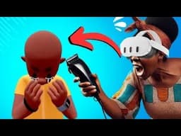When African Parents Shave your HEAD! !! SHAVE & STUFF  VR GAMES  Raissa Artista Games
