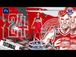 NBA Edit - How to Create a NBA Style Graphic Design {Photoshop Tutorials} 2023