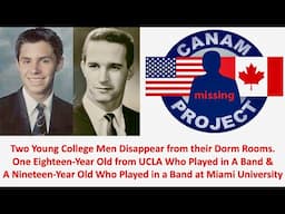 Missing 411 David Paulides Presents 2 Young Men, Each Play in Bands, Each Vanish on College Campuses