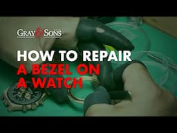 Bezel Repair Audemars Piguet Royal Oak Chronograph Restored