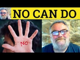 😎 No Can Do Meaning - No Can Do Defined - No Can Do Definition - No Can Do Examples - No Can Do